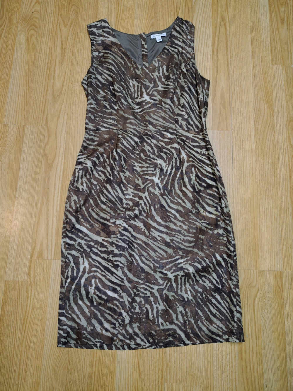 Banana Republic Zebra Print Dress Size 8